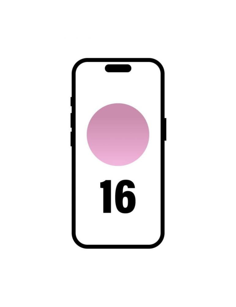 Smartphone Apple iPhone 16 256GB/ 6.1"/ 5G/ Rosa