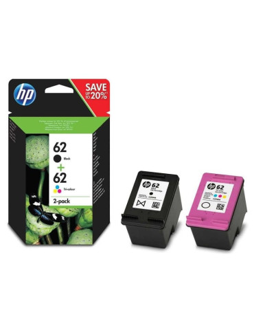 Cartucho de Tinta Original HP n 62 Multipack/ Negro/ Tricolor