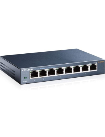 Switch TP-Link TL-SG108 V3.0 8 Puertos/ RJ-45 10/100/1000