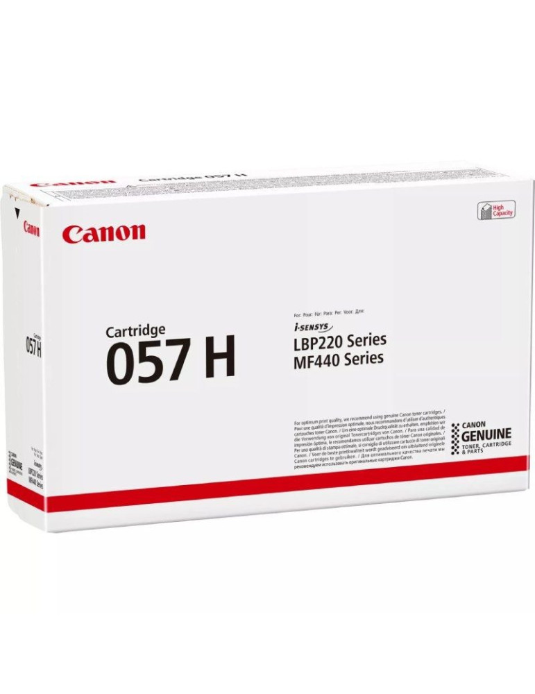 Tóner Original Canon i-SENSYS n 057H Alta Capacidad/ Negro