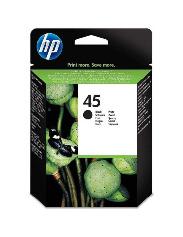 Cartucho de Tinta Original HP n 45/ Negro