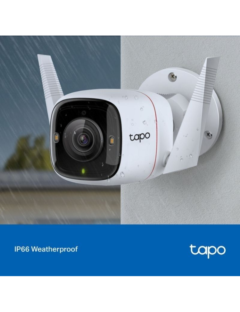 Cámara de Videovigilancia TP-Link Tapo C320WS/ Visión Nocturna/ Control desde APP