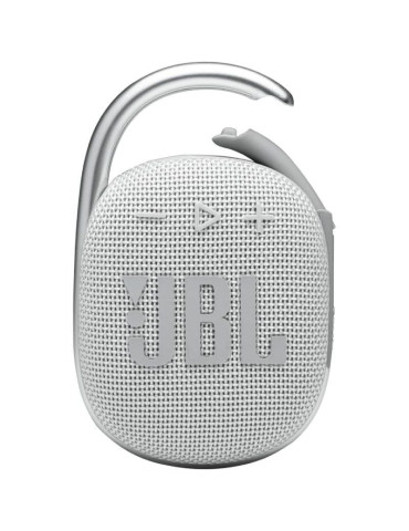 Altavoz con Bluetooth JBL Clip 4/ 5W/ 1.0/ Blanco 2