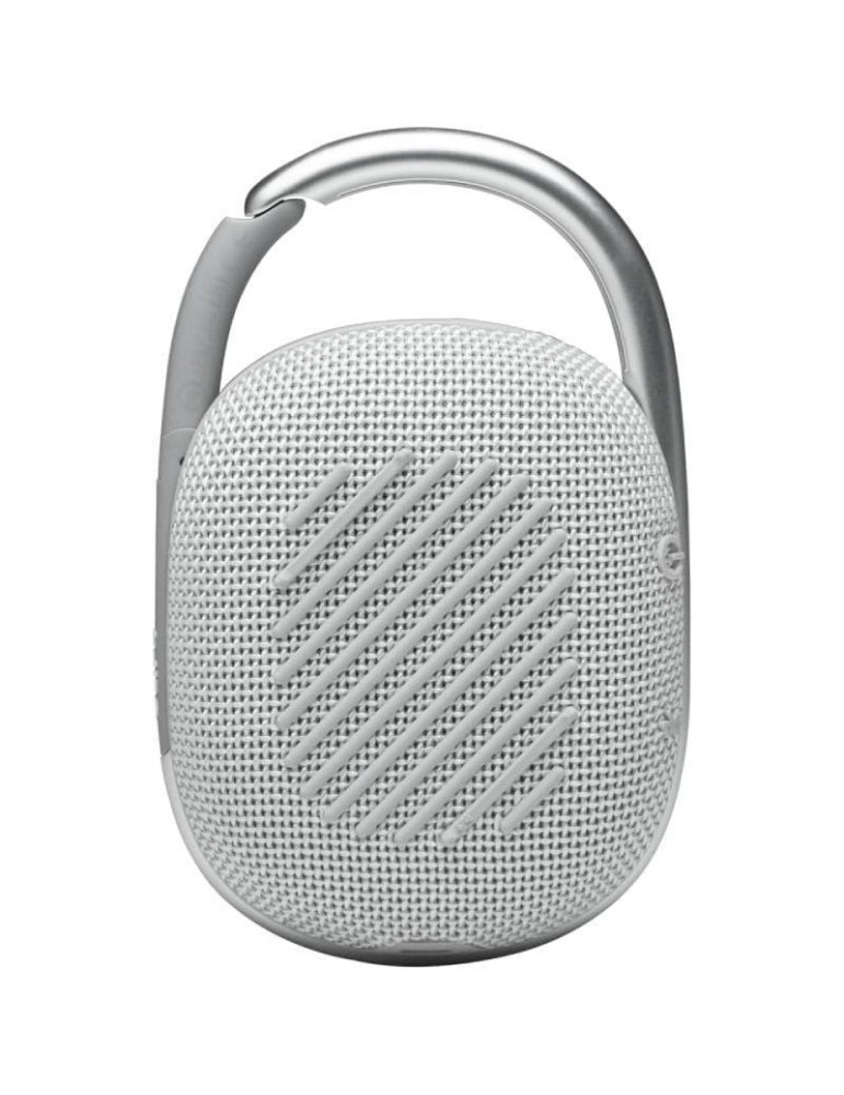 Altavoz con Bluetooth JBL Clip 4/ 5W/ 1.0/ Blanco