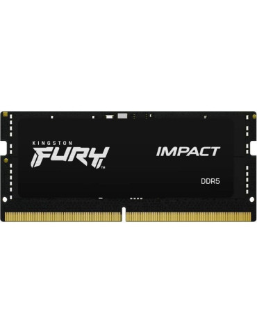 Memoria RAM Kingston FURY Impact 16GB/ DDR5/ 5600MHz/ 1.1V/ CL40/ SODIMM