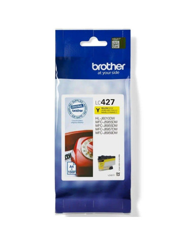 Cartucho de Tinta Original Brother LC-427Y/ Amarillo 2