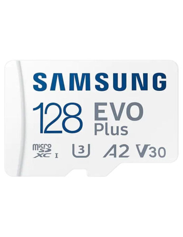 Tarjeta de Memoria Samsung EVO Plus 2023 128GB microSD XC con Adaptador/ Clase 10/ 160MBs 2