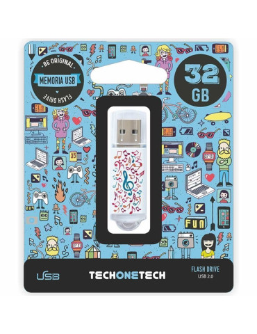 Pendrive 32GB Tech One Tech Music Dream USB 2.0