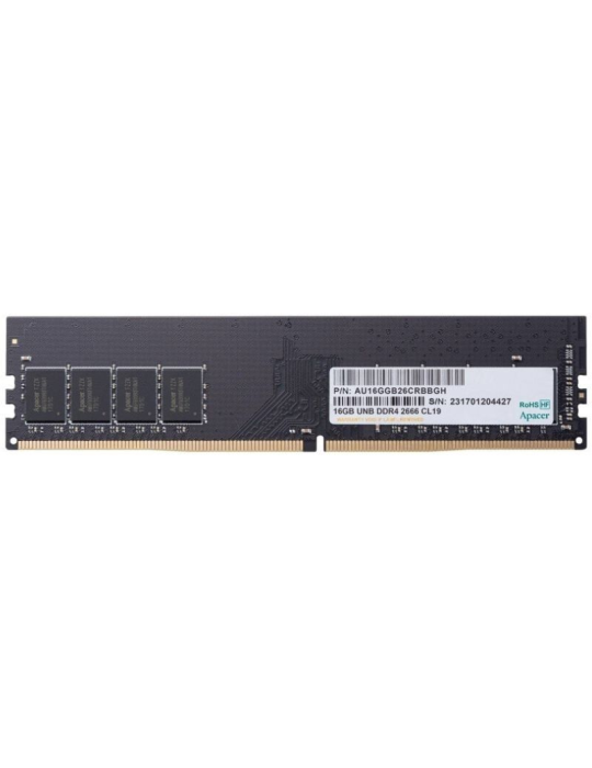 Memoria RAM Apacer EL.16G2V.GNH 16GB/ DDR4/ 2666MHz/ 1.2V/ CL19/ DIMM