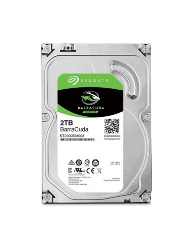 Disco Duro Seagate BarraCuda 2TB/ 3.5"/ SATA III/ 256MB