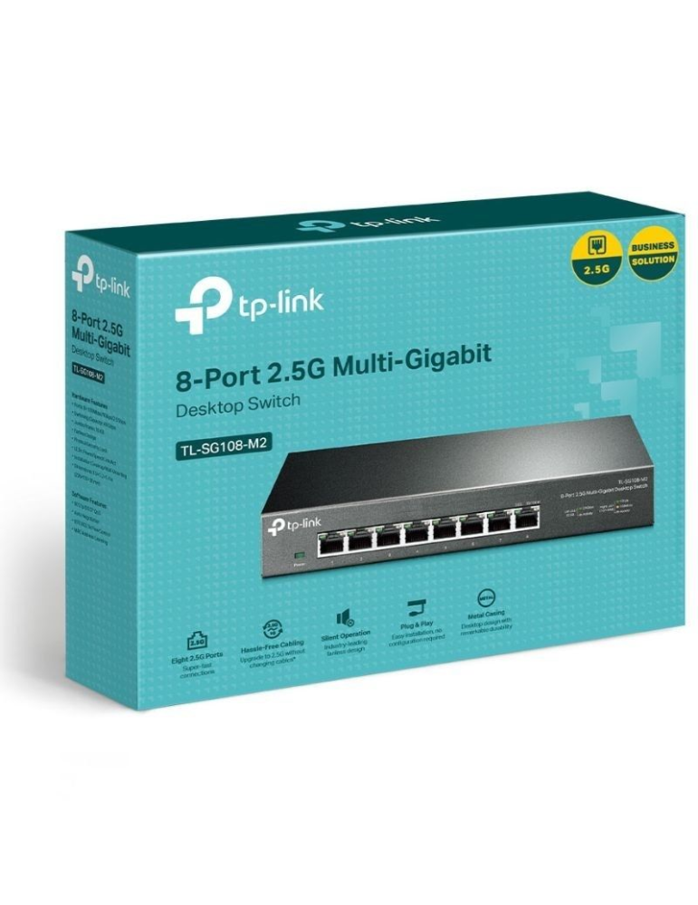 Switch TP-Link TL-SG108-M2 8 Puertos/ RJ-45/ 2.5Gbps