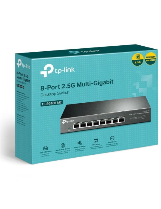 Switch TP-Link TL-SG108-M2 8 Puertos/ RJ-45/ 2.5Gbps