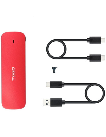Caja Externa para Disco SSD M.2 NVMe TooQ TQE-2201R/ USB 3.1 Gen2/ Sin tornillos 2