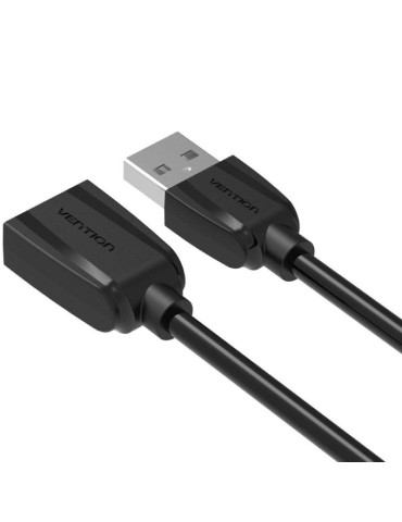 Cable Alargador USB 2.0 Vention VAS-A44-B150/ USB Macho - USB Hembra/ 1.5m/ Negro 2