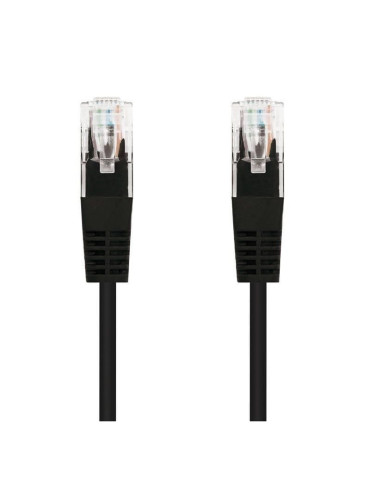 Cable de Red RJ45 UTP Nanocable 10.20.0402-BK Cat.6/ 2m/ Negro