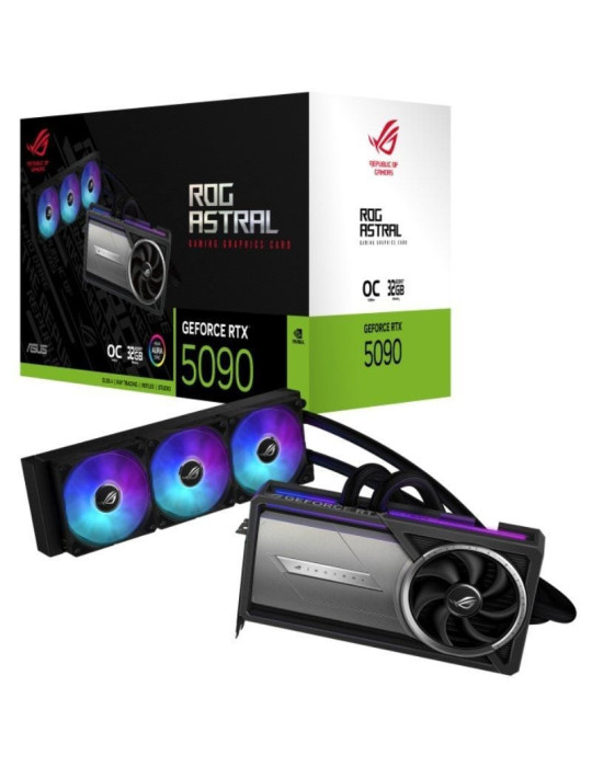 Tarjeta Gráfica Asus ROG Astral LC GeForce RTX 5090 OC/ 32GB GDDR7