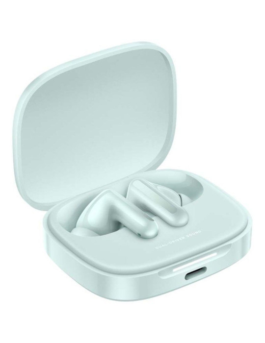 Auriculares Bluetooth Xiaomi Redmi Buds 6 con estuche de carga/ Autonomía 10h/ Verdes