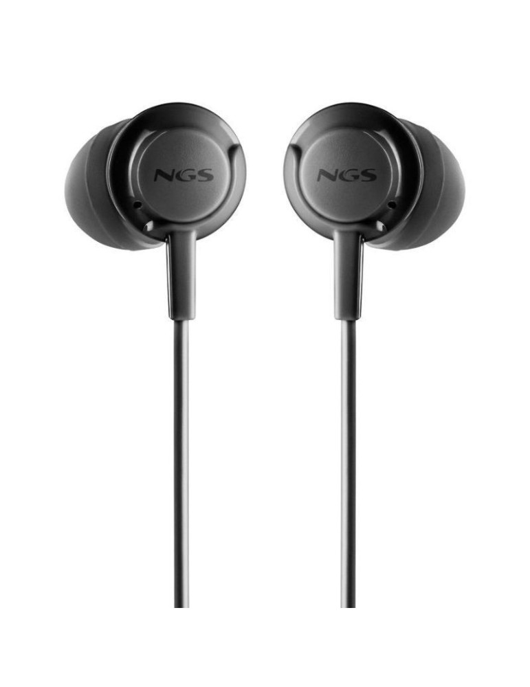 Auriculares Intrauditivos NGS Cross Drift/ con Micrófono/ Jack 3.5/ Negros