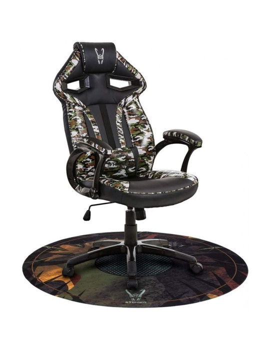 Alfombra Gaming Woxter Stinger Floorpad/ Camuflaje