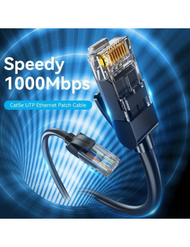 Cable de Red RJ45 UTP Vention IABBI Cat.5e/ 3m/ Negro 2