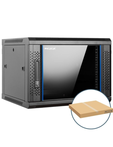 Armario Rack Mural Desmontado Phasak PHO 2012D/ 19"/ Altura 12U