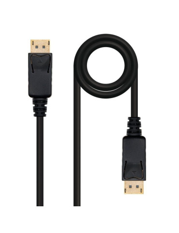 Cable DisplayPort 1.2 4K Nanocable 10.15.2300/ DisplayPort Macho - DisplayPort Macho/ 50cm/ Negro 2