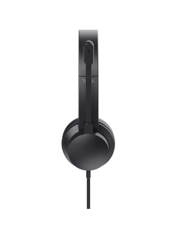 Auriculares Trust HS-201 USB/ con Micrófono/ USB/ Negros