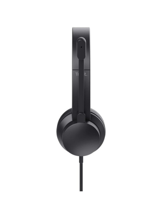 Auriculares Trust HS-201 USB/ con Micrófono/ USB/ Negros