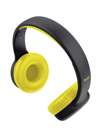 Auriculares Infantiles Trust Nouna Kids/ con Micrófono/ Negros 2