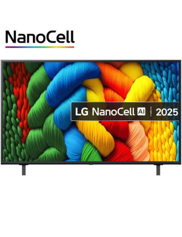 Televisor LG NanoCell 50NANO80A6B 50"/ Ultra HD 4K/ Smart TV/ WiFi
