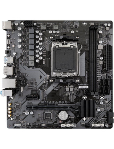 Placa Base Gigabyte A620M H Socket AM5/ DDR5/ PCIe 4.0/ Micro ATX 2