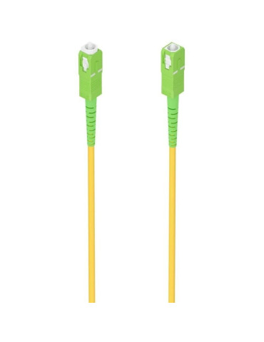 Cable de Fibra Óptica G657A2 3.0 9/125 SMF Aisens A152-0982/ LSZH/ 5m/ Amarillo