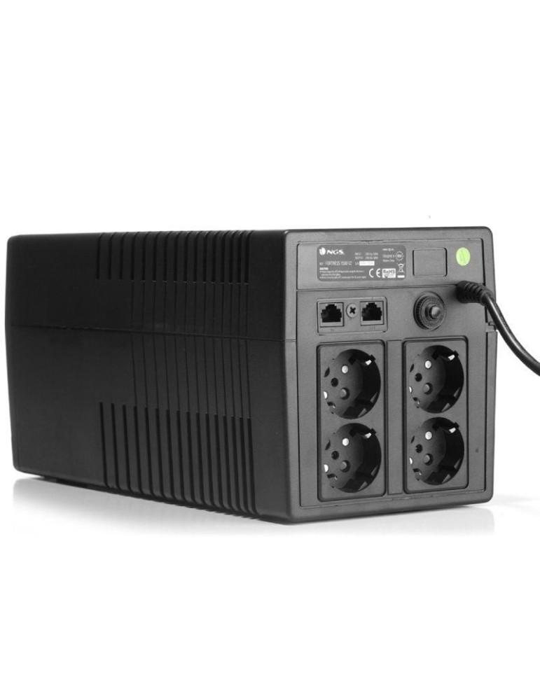 SAI Offline NGS Fortress 1500 V2/ 1200VA-720W/ 4 Salidas/ Formato Torre