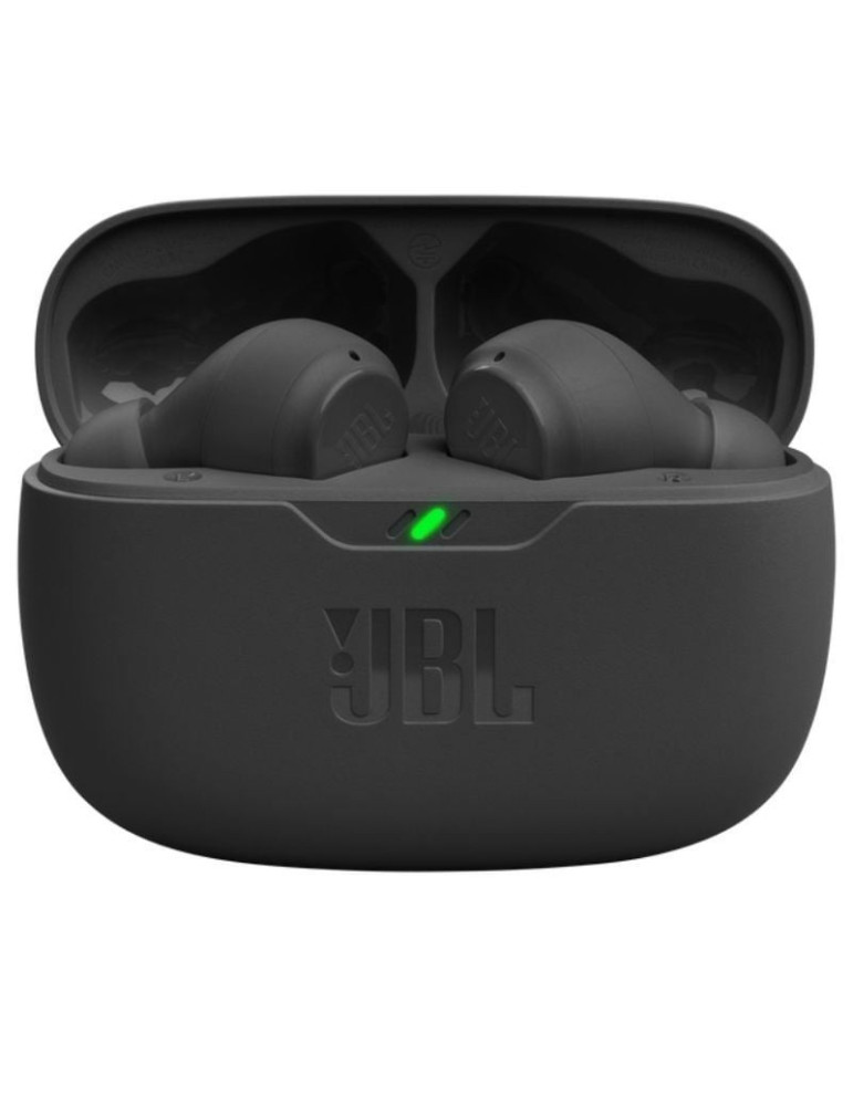 Auriculares Bluetooth JBL Wave Beam con estuche de carga/ Autonomía 8h/ Negros