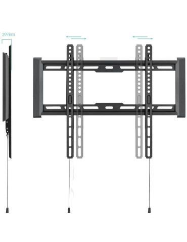 Soporte de Pared Fijo TooQ LP1073F-B para TV de 32-70"/ hasta 75kg 2