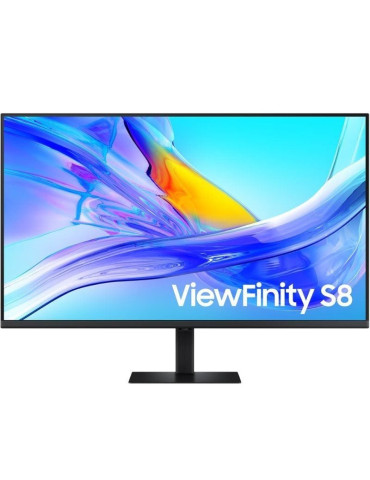 Monitor Profesional Samsung ViewFinity S8 S80UD S37D800UAU 37"/ 4K/ Regulable en altura/ Negro