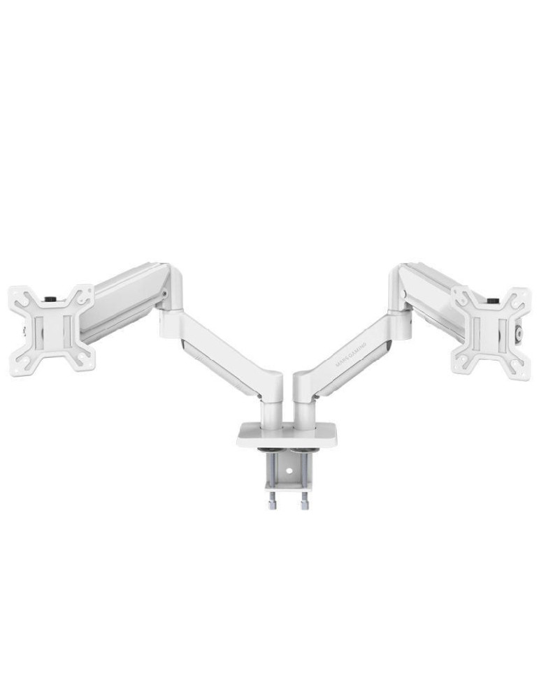 Soporte de Mesa para 2 Monitores Mars Gaming MARM-PRO2/ Giratorio/ Inclinable/ Rotatorio/ hasta 10kg