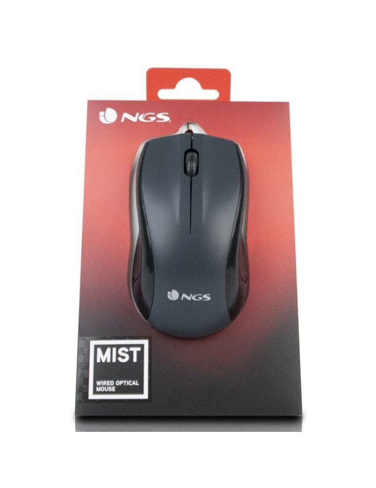 Ratón NGS Black Mist/ Hasta 1000 DPI