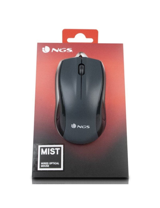 Ratón NGS Black Mist/ Hasta 1000 DPI