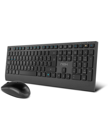 Teclado y Ratón Inalámbricos Nox Lite Duo