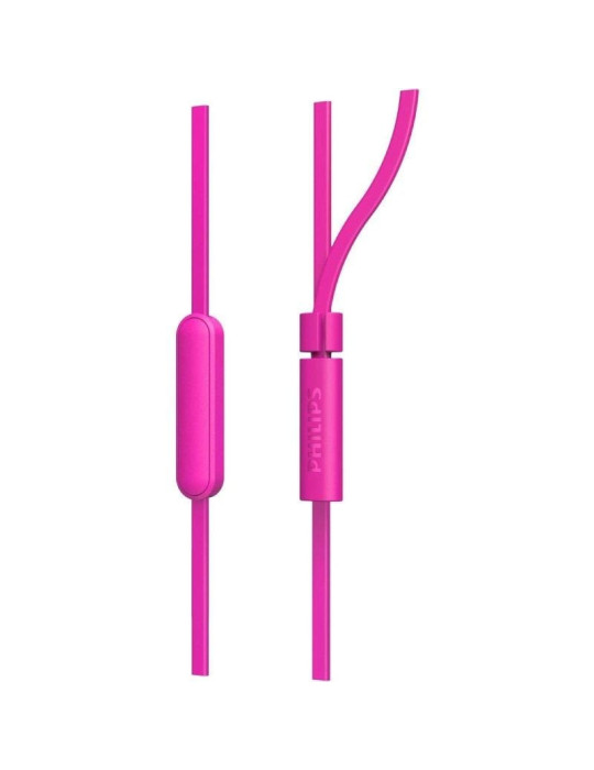 Auriculares Intrauditivos Philips TAE1105PK/ con Micrófono/ Jack 3.5/ Rosas