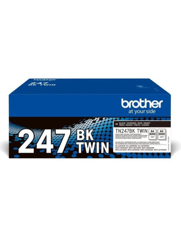Tóner Original Brother TN247BKTWIN Multipack/ 2x Negro