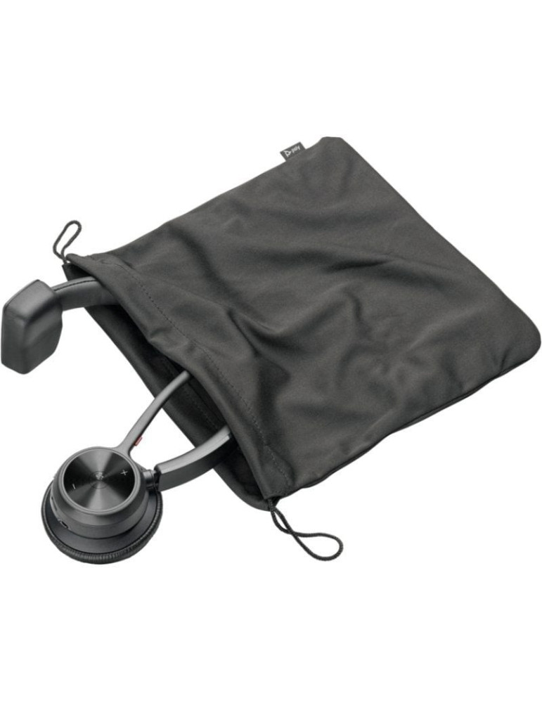 Auricular Inalámbrico Poly Voyager 4310-M para Microsoft Teams + Adaptador BT700 + Base de Carga/ con Micrófono/ Bluetooth/ Negr