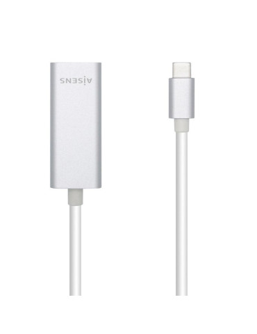 Adaptador USB Tipo-C - RJ45 Aisens A109-0505/ 1000Mbps