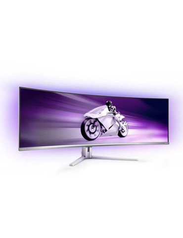 Monitor Gaming Ultrapanorámico Curvo Philips Evnia 8000 49M2C8900L 49"/ Dual QHD/ 0.03ms/ 144Hz/ QD-OLED/ Multimedia/ Blanco 2