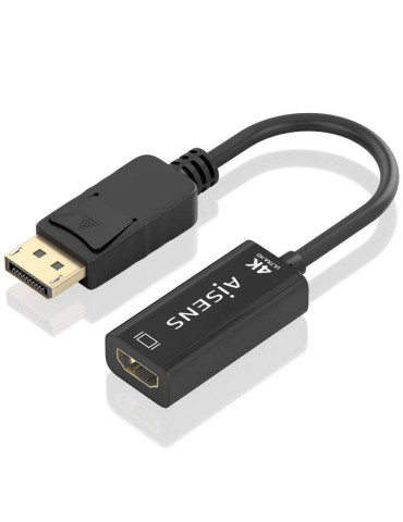 Conversor Aisens A125-0905/ DisplayPort Macho - HDMI Hembra/ 15cm/ Negro 2