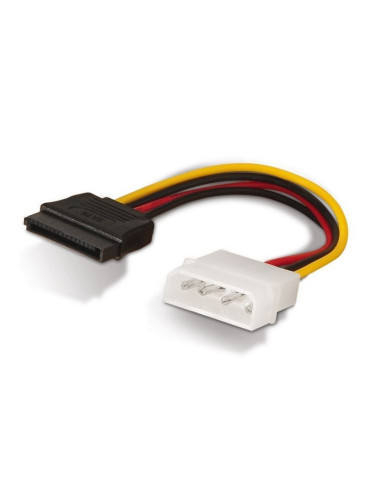 Cable Alimentación SATA Aisens A131-0158/ Molex 4 PIN Macho - SATA Hembra/ Hasta 54W/ 16cm 2