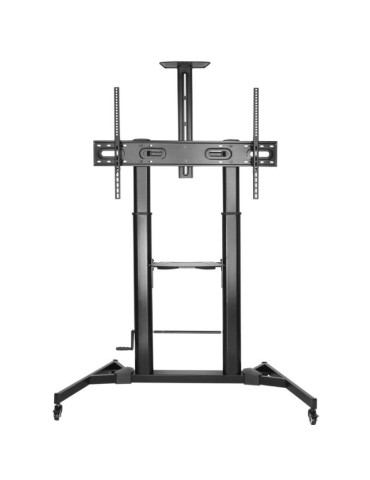 Soporte de Suelo Inclinable con Ruedas y Manivela Aisens FT100TE-171 para TV 60-100"/ hasta 100kg 2
