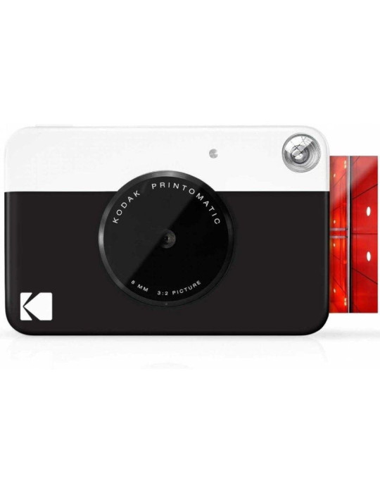 Cámara Digital Instantánea Kodak Printomatic/ 5MP/ Tamaño Foto 2"x3"/ Negra