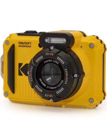 Cámara Digital Deportiva Kodak Pixpro WPZ2/ 16MP/ Zoom Óptico 4x/ Amarilla 2